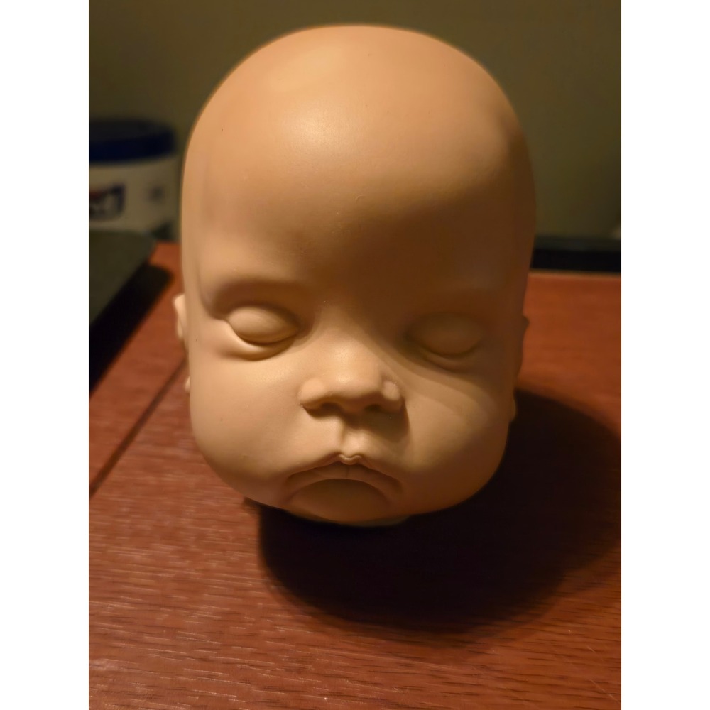 Boots Tyner Sugar Britches Doll Head Reproduction 1993 Sleeping Baby Bisque